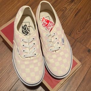 Authentic Checker Vans